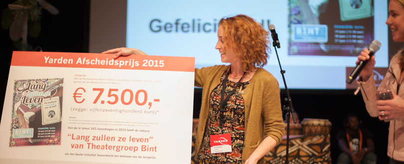 Yarden Afscheidsprijs Publieksprijs 2015