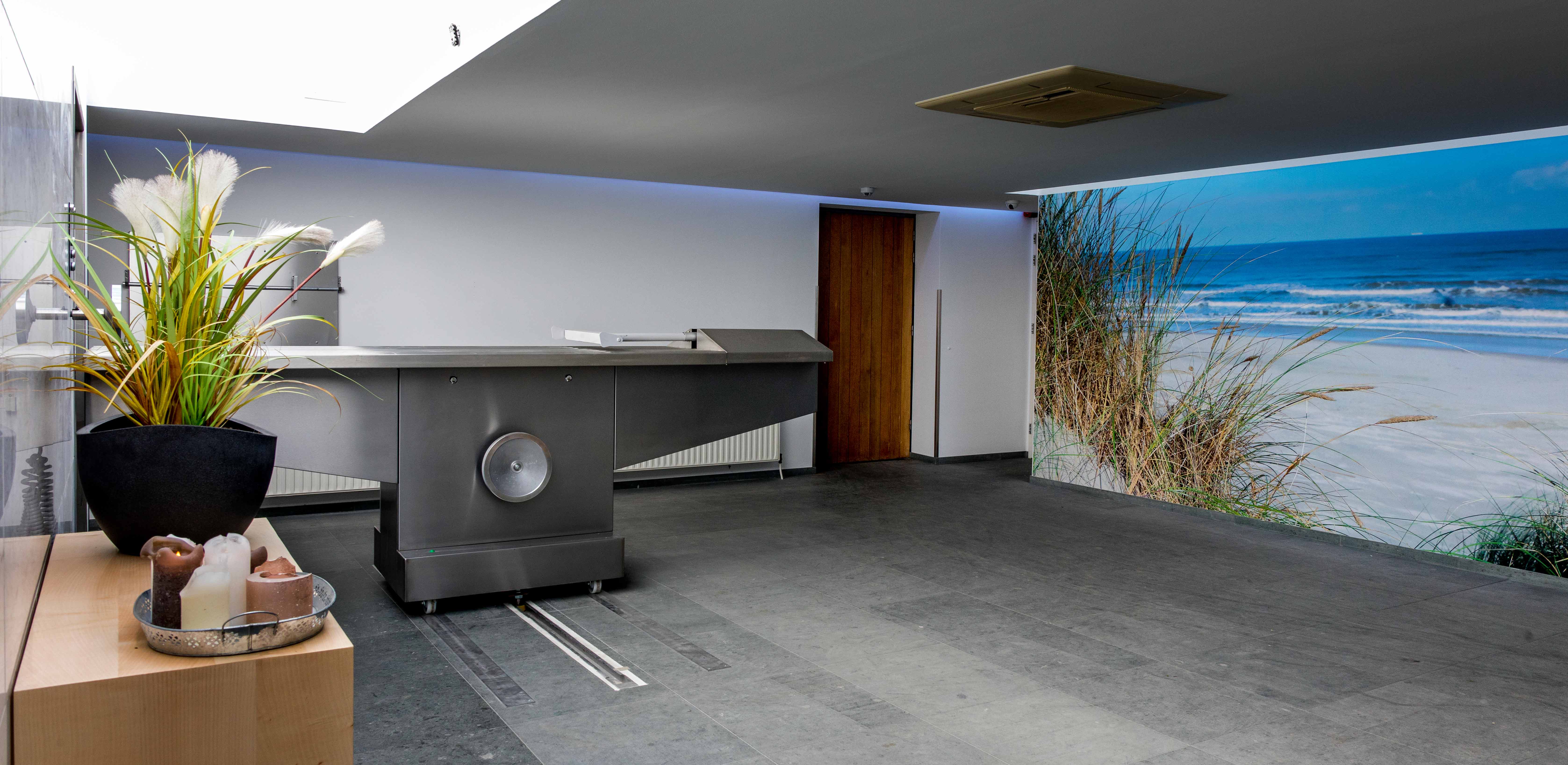 Crematorium Haarlem ovenruimte mediabox Crematorium Haarlem ovenruimte
