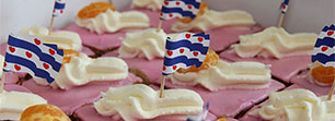 Catering - Oranjekoek - blokje klein