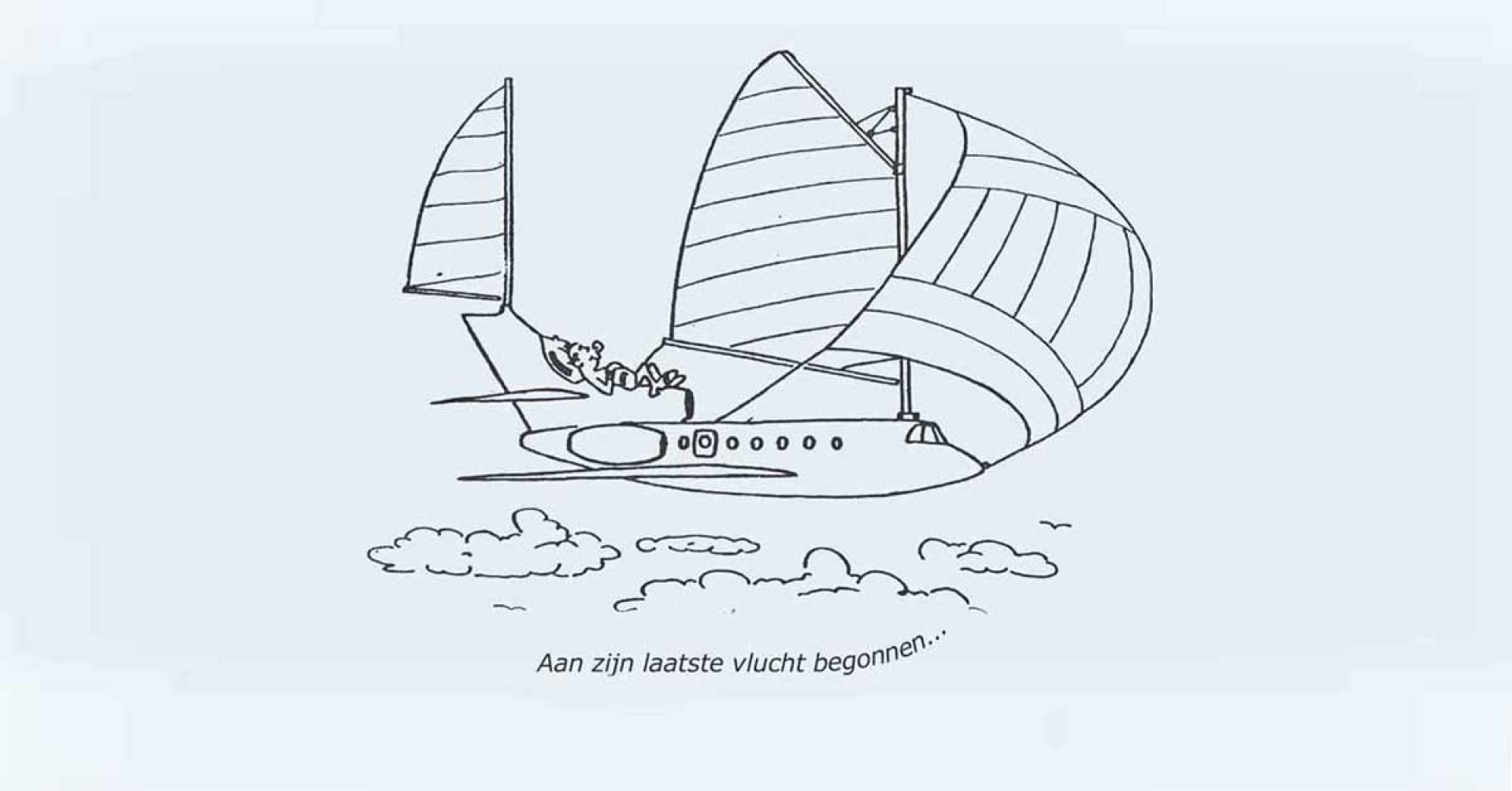 Vliegen en zeilen typeren hem