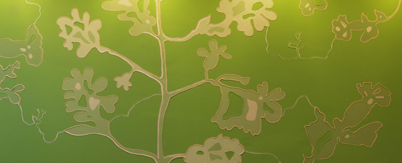 feelingenvironment-behang feeling environment behang groen bloemen