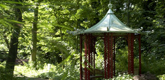 Prieel in het bos bij Nieuw Eykendunen