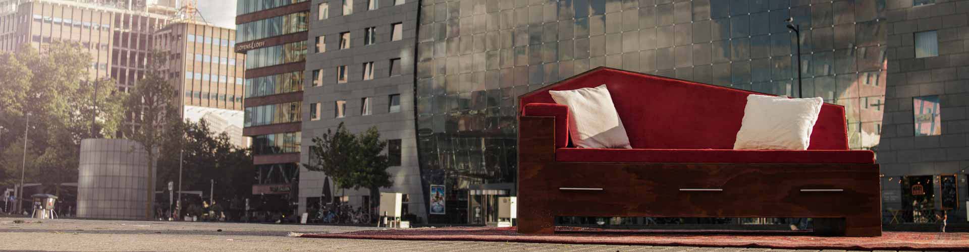 Wensenbank voor de Markthal Rotterdam