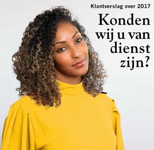 Klantverslag cover 2017 homepage Betekenisvol ondernemen is denken aan nu én aan de toekomst