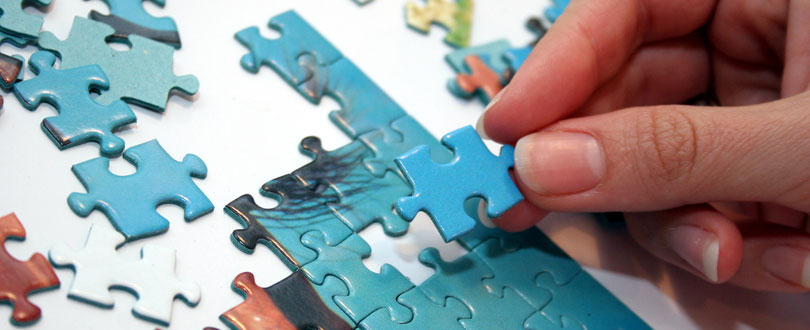 Bijzondere uitvaartthema hobby puzzel