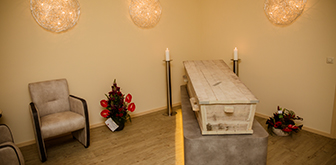 Uitvaartcentrum De Schakel, opbaarkamer