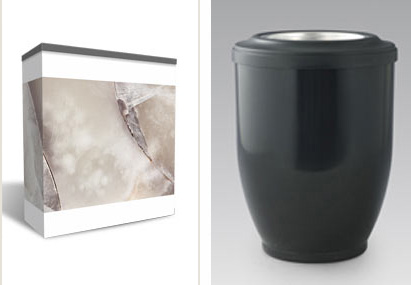 Asbewaarbox (CiniSafe) of Kunststof urn - asbestemming Kunststof urn en CiniSafe