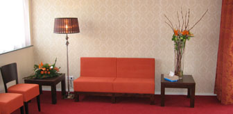 Ontvangstkamer in uitvaartcentrum Goemans Gennep