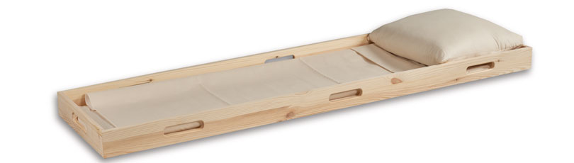 Houten opbaarbed Houten opbaarbed voor lijkwade