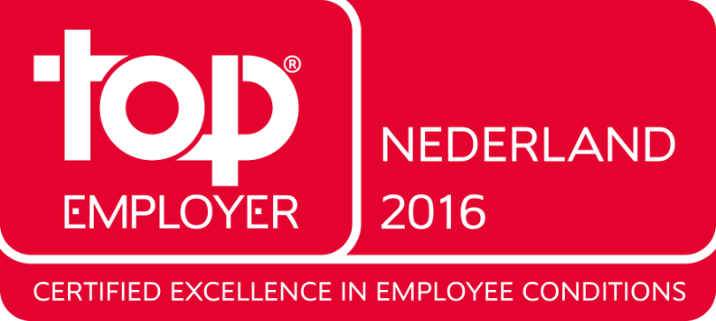Yarden is Top Employer Nederland 2016